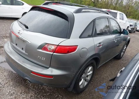 2005 Infiniti Fx35 из США, поврежденный, VIN JNRAS08W35X217371